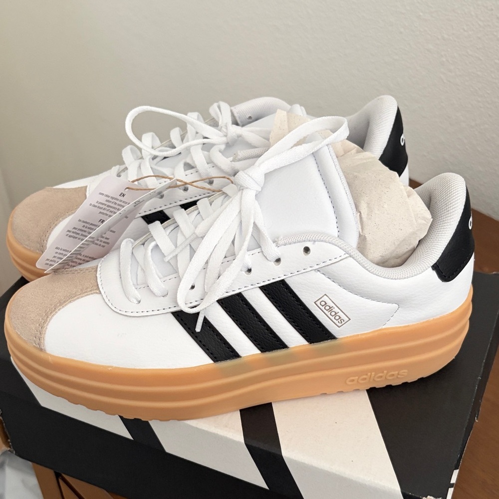 adidas VL Court Bold Platform Sneaker - Women's size 6W/4.5Y